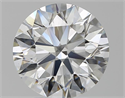 Natural Diamond 2.62 Carats, Round with Excellent Cut, H Color, VS1 Clarity and Certified by GIA