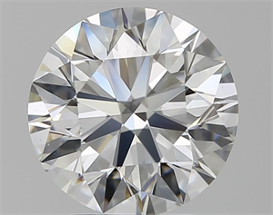 Picture of Natural Diamond 2.62 Carats, Round with Excellent Cut, H Color, VS1 Clarity and Certified by GIA