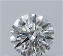 Natural Diamond 0.40 Carats, Round with Excellent Cut, F Color, VS2 Clarity and Certified by GIA