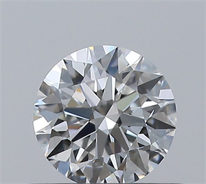 Picture of Natural Diamond 0.40 Carats, Round with Excellent Cut, F Color, VS2 Clarity and Certified by GIA