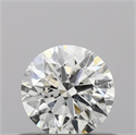 Natural Diamond 0.50 Carats, Round with Excellent Cut, F Color, SI2 Clarity and Certified by IGI