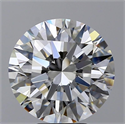 Natural Diamond 5.03 Carats, Round with Excellent Cut, G Color, VS1 Clarity and Certified by GIA