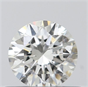 Natural Diamond 0.42 Carats, Round with Excellent Cut, I Color, SI1 Clarity and Certified by GIA