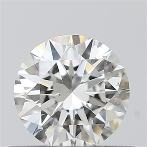 Picture of Natural Diamond 0.42 Carats, Round with Excellent Cut, I Color, SI1 Clarity and Certified by GIA