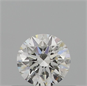 Natural Diamond 0.40 Carats, Round with Excellent Cut, H Color, SI1 Clarity and Certified by GIA