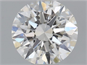 Natural Diamond 0.41 Carats, Round with Excellent Cut, H Color, VS2 Clarity and Certified by GIA