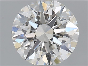 Picture of Natural Diamond 0.41 Carats, Round with Excellent Cut, H Color, VS2 Clarity and Certified by GIA