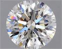 Natural Diamond 0.55 Carats, Round with Excellent Cut, I Color, SI2 Clarity and Certified by GIA