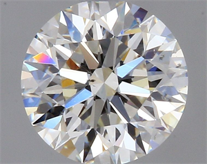 Picture of Natural Diamond 0.55 Carats, Round with Excellent Cut, I Color, SI2 Clarity and Certified by GIA