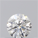 Natural Diamond 0.40 Carats, Round with Excellent Cut, E Color, SI2 Clarity and Certified by GIA