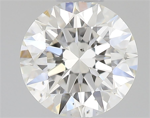 Picture of Natural Diamond 0.50 Carats, Round with Excellent Cut, I Color, SI1 Clarity and Certified by GIA