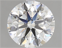 Natural Diamond 2.01 Carats, Round with Excellent Cut, G Color, SI1 Clarity and Certified by GIA