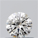 Natural Diamond 0.40 Carats, Round with Excellent Cut, I Color, VVS2 Clarity and Certified by GIA