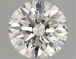 Picture of Natural Diamond 0.40 Carats, Round with Excellent Cut, I Color, SI1 Clarity and Certified by GIA