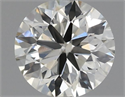 Natural Diamond 0.50 Carats, Round with Excellent Cut, I Color, VS1 Clarity and Certified by IGI