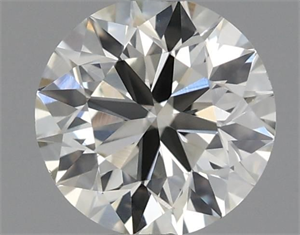 Picture of Natural Diamond 0.50 Carats, Round with Excellent Cut, I Color, VS1 Clarity and Certified by IGI