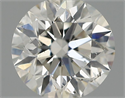 Natural Diamond 0.40 Carats, Round with Excellent Cut, G Color, SI2 Clarity and Certified by IGI