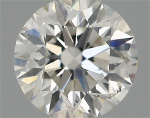 Picture of Natural Diamond 0.40 Carats, Round with Excellent Cut, G Color, SI2 Clarity and Certified by IGI