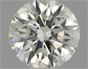 Natural Diamond 0.40 Carats, Round with Excellent Cut, H Color, VS2 Clarity and Certified by IGI