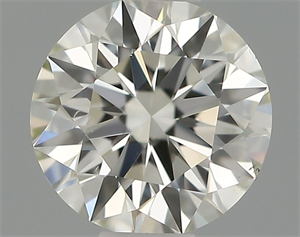 Picture of Natural Diamond 0.40 Carats, Round with Excellent Cut, H Color, VS2 Clarity and Certified by IGI