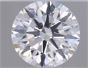 Natural Diamond 0.43 Carats, Round with Excellent Cut, E Color, SI1 Clarity and Certified by GIA