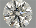 Natural Diamond 0.40 Carats, Round with Excellent Cut, I Color, VS2 Clarity and Certified by IGI