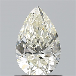 Picture of Natural Diamond 0.70 Carats, Pear with  Cut, J Color, VVS1 Clarity and Certified by IGI