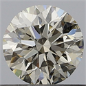 Natural Diamond 0.50 Carats, Round with Excellent Cut, K Color, VS2 Clarity and Certified by GIA