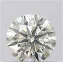 Natural Diamond 0.44 Carats, Round with Excellent Cut, K Color, VS1 Clarity and Certified by IGI