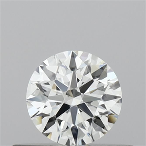 Picture of Natural Diamond 0.42 Carats, Round with Excellent Cut, F Color, SI1 Clarity and Certified by IGI