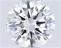 Natural Diamond 0.44 Carats, Round with Excellent Cut, E Color, SI2 Clarity and Certified by GIA