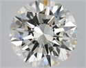 Natural Diamond 3.00 Carats, Round with Excellent Cut, J Color, VVS2 Clarity and Certified by GIA