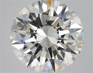 Picture of Natural Diamond 3.00 Carats, Round with Excellent Cut, J Color, VVS2 Clarity and Certified by GIA