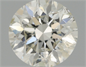 Natural Diamond 0.70 Carats, Round with Very Good Cut, I Color, I1 Clarity and Certified by IGI