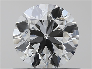 Picture of Natural Diamond 0.50 Carats, Round with Very Good Cut, J Color, VVS2 Clarity and Certified by GIA