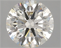 Natural Diamond 3.02 Carats, Round with Excellent Cut, K Color, SI1 Clarity and Certified by GIA