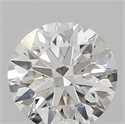 Natural Diamond 0.40 Carats, Round with Excellent Cut, H Color, VVS2 Clarity and Certified by GIA