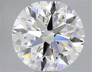 Picture of Natural Diamond 0.40 Carats, Round with Very Good Cut, H Color, VS2 Clarity and Certified by GIA