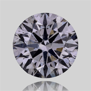 Picture of Natural Diamond 0.46 Carats, Round with Excellent Cut, F Color, SI2 Clarity and Certified by GIA