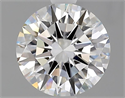 Natural Diamond 1.61 Carats, Round with Excellent Cut, F Color, IF Clarity and Certified by GIA