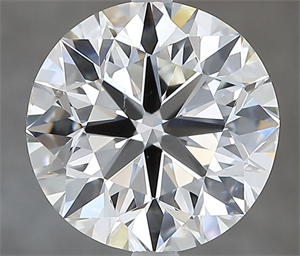 Picture of Natural Diamond 3.50 Carats, Round with Excellent Cut, G Color, VS2 Clarity and Certified by IGI