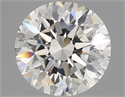 Natural Diamond 3.01 Carats, Round with Very Good Cut, J Color, VS1 Clarity and Certified by GIA