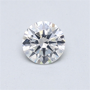 Picture of Natural Diamond 0.50 Carats, Round with Very Good Cut, F Color, SI2 Clarity and Certified by GIA