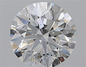 Picture of Natural Diamond 2.00 Carats, Round with Excellent Cut, F Color, SI1 Clarity and Certified by GIA