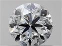 Natural Diamond 0.50 Carats, Round with Good Cut, J Color, VS1 Clarity and Certified by GIA