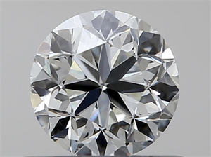 Picture of Natural Diamond 0.50 Carats, Round with Good Cut, J Color, VS1 Clarity and Certified by GIA