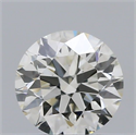 Natural Diamond 0.50 Carats, Round with Excellent Cut, I Color, VS2 Clarity and Certified by IGI