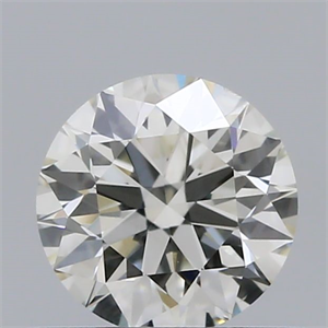 Picture of Natural Diamond 0.50 Carats, Round with Excellent Cut, I Color, VS2 Clarity and Certified by IGI