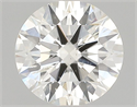 Natural Diamond 0.59 Carats, Round with Excellent Cut, K Color, I1 Clarity and Certified by GIA