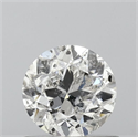 Natural Diamond 0.71 Carats, Round with Very Good Cut, G Color, I1 Clarity and Certified by IGI